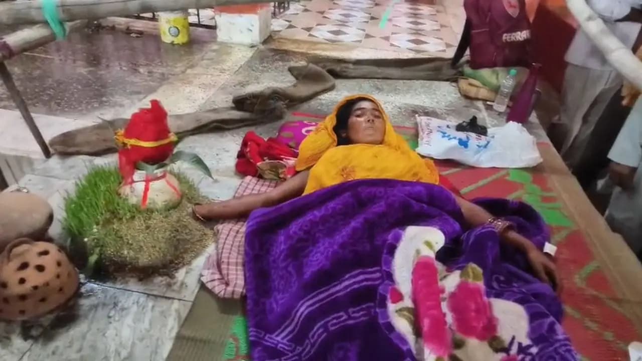 Father’s Recovery Triggers Vow; Woman Continues Extreme Navratri Ritual