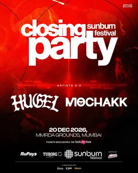 Hugel, Mochaker Headline Sunburn 2026 Closing Night