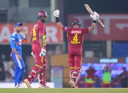 West Indies Secure Biggest T20I Chase Ever Against India